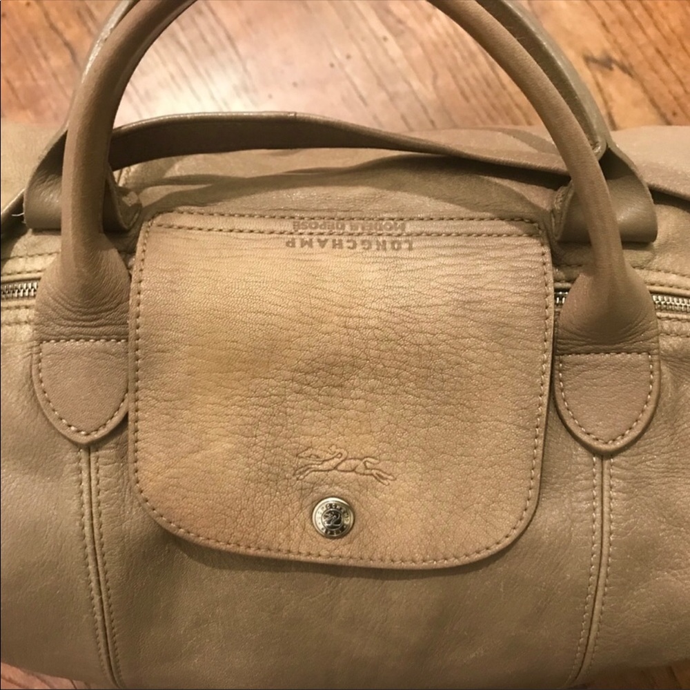 Longchamp Le Pliage Cuir Leather tote